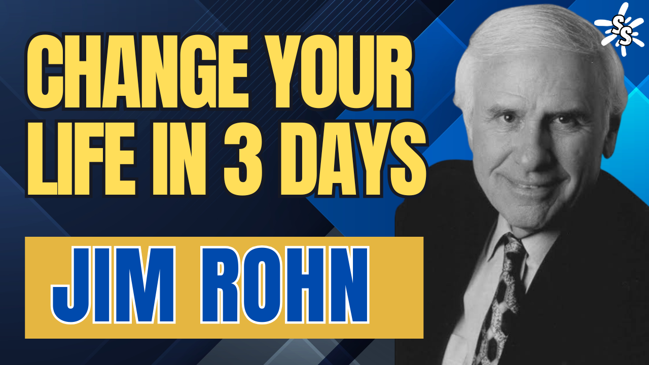 JIM ROHN Wealth Masterclass [Change Your Life in 3 Days] Business Growth |  Simple Steps To Riches.